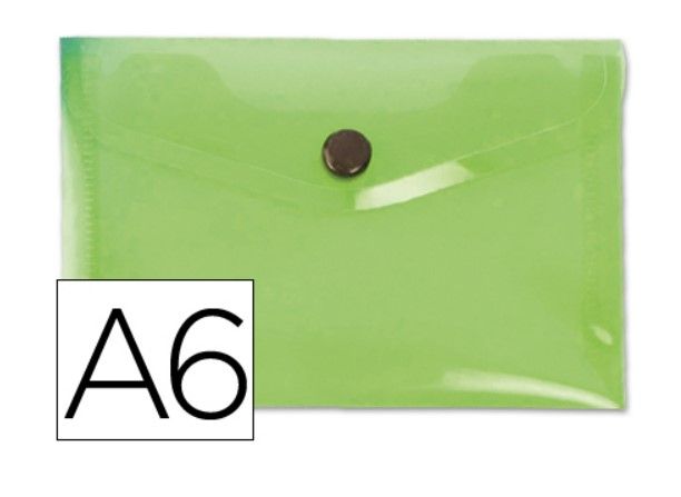 Bolsa Arquivo PP 32843  A6 (Envelope) Verde