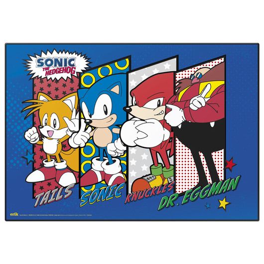 Base Secretária TSEH525 34,5x49,5cm Sonic The Hedgehog