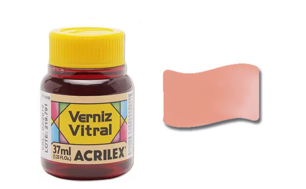 Tinta Acrilex Vitral 8140547 37ml Pele