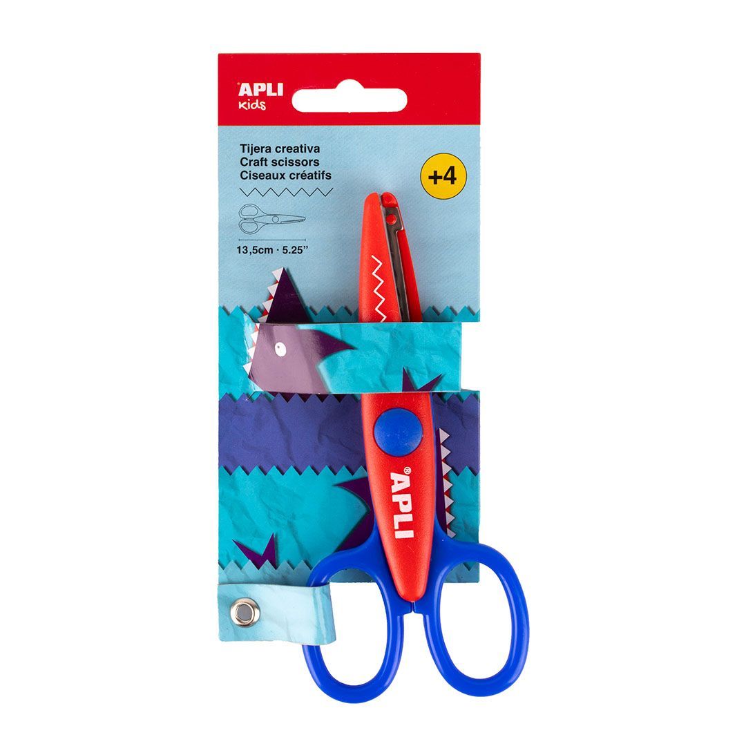 Tesoura Criativa Apli 20000 13,5cm Zig-Zag