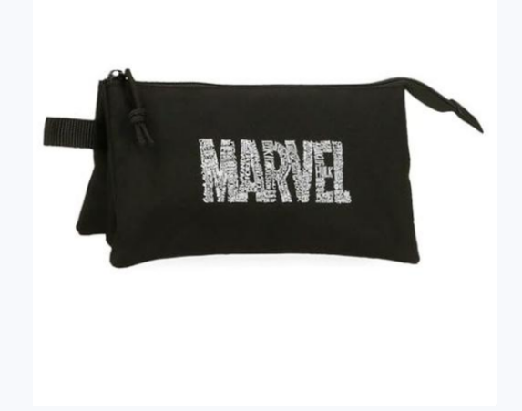 Estojo Escolar Triplo Marvel 4554341 Characters Logo