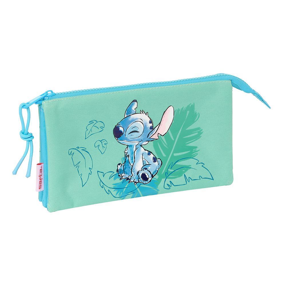 Estojo Escolar Triplo 812488744 Stitch - Aloha