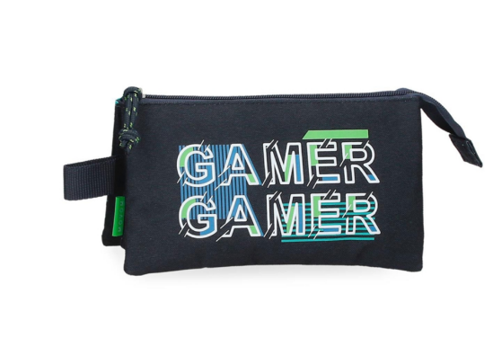 Estojo Escolar Triplo 3094341 Game Over