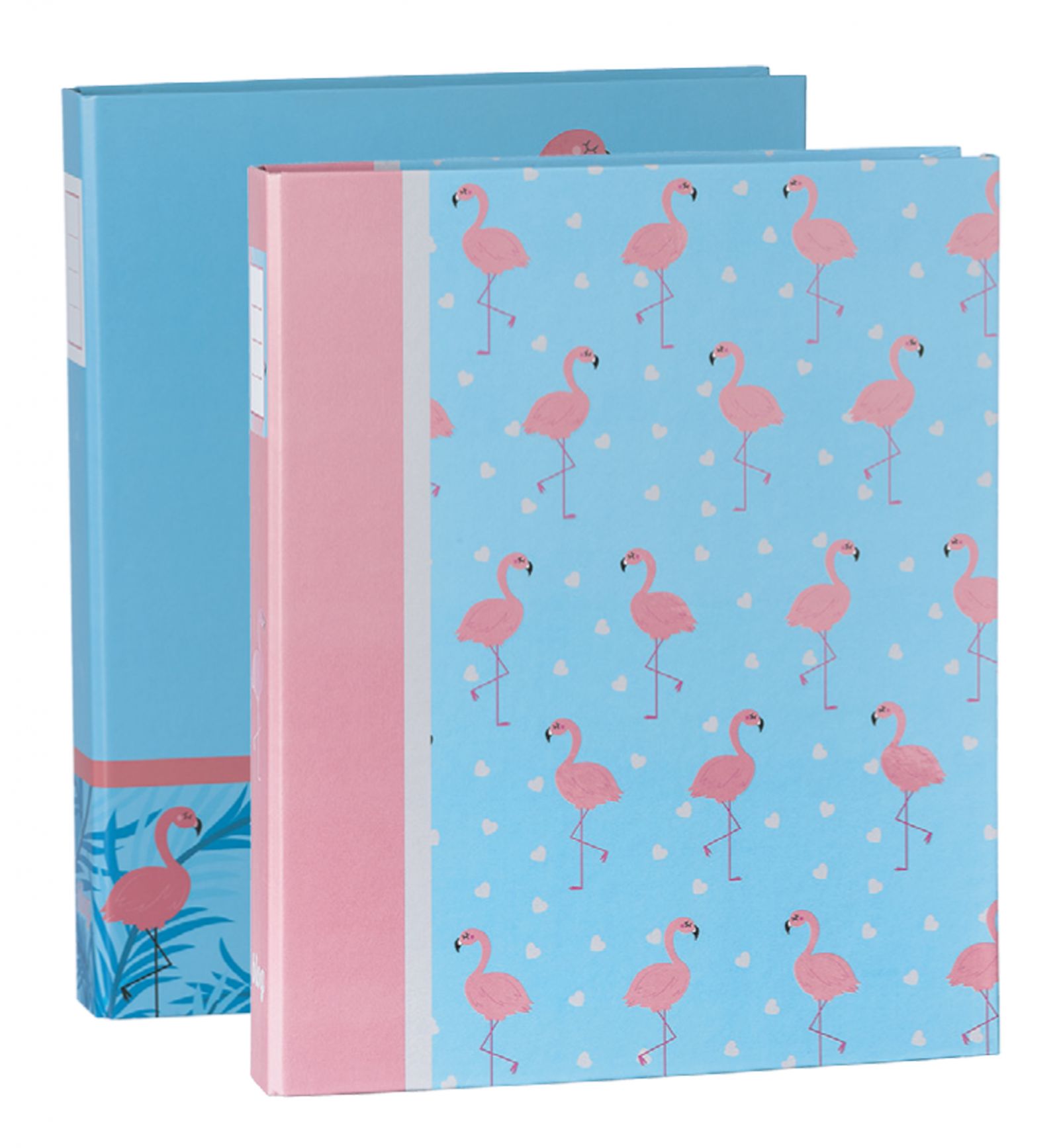 Capa A4 2 Argolas B´LOG FLAMINGO