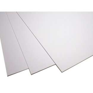 Cartolina Bristol 70x100cm 610g Branco / Branco
