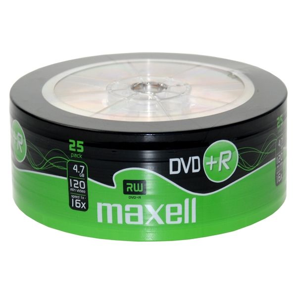 DVD+R Maxell 4.7GB 16X (275735) Spindle 25