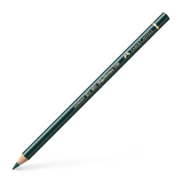 Lápis Cor Faber Castell Polychromos 267 Verde Pinho