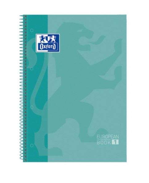 Caderno Espiral A4 Oxford Capa Dura 400040983 80F Q Ice Mint