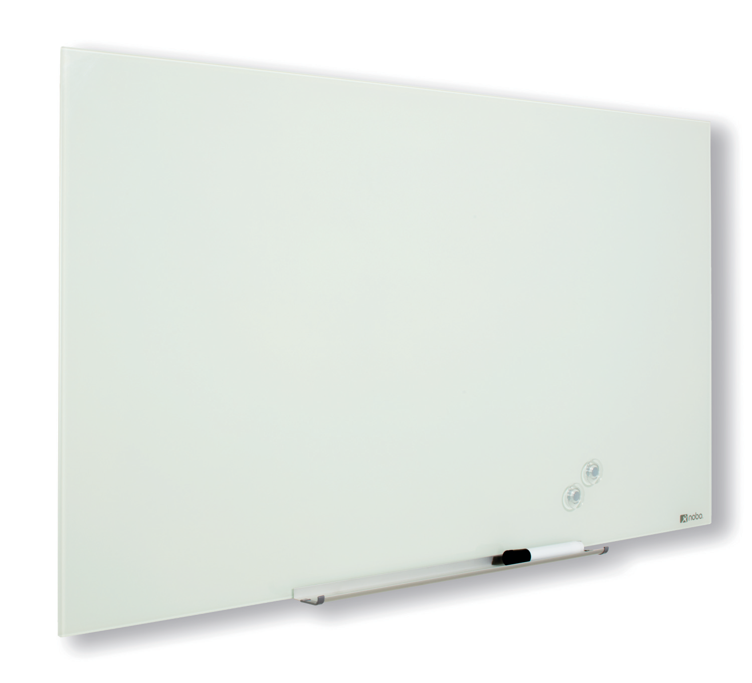 Quadro Nobo Diamond magnético Vidro Branco 1260mm X 711mm