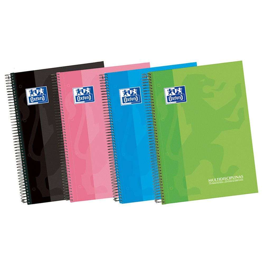 Caderno Espiral Oxford CD Multi Disc. 89533 A4 75F P+ 25 Q