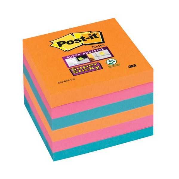 Bloco Notas Post-it 3M 654-6SS 76X76mm  Banguecoque Pack 6