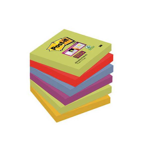Bloco Notas Post-it 3M 654-6SS 76X76mm Marraquexe Pack 6