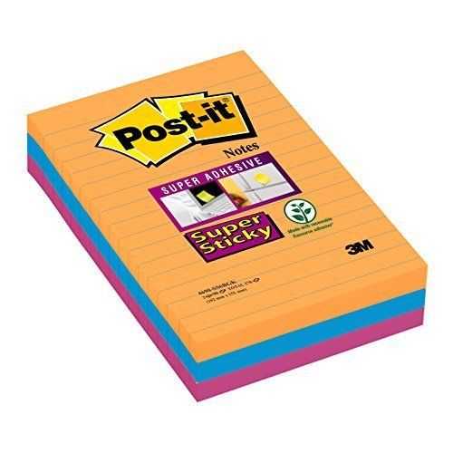 Bloco Notas Post-it 3M XXL 4690-SS3BGK-EU 101X152 Pack 3