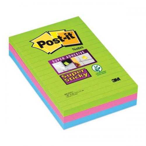 Bloco Notas Post-it 3M XXL 660-3SSUC 101X152 Pack 3