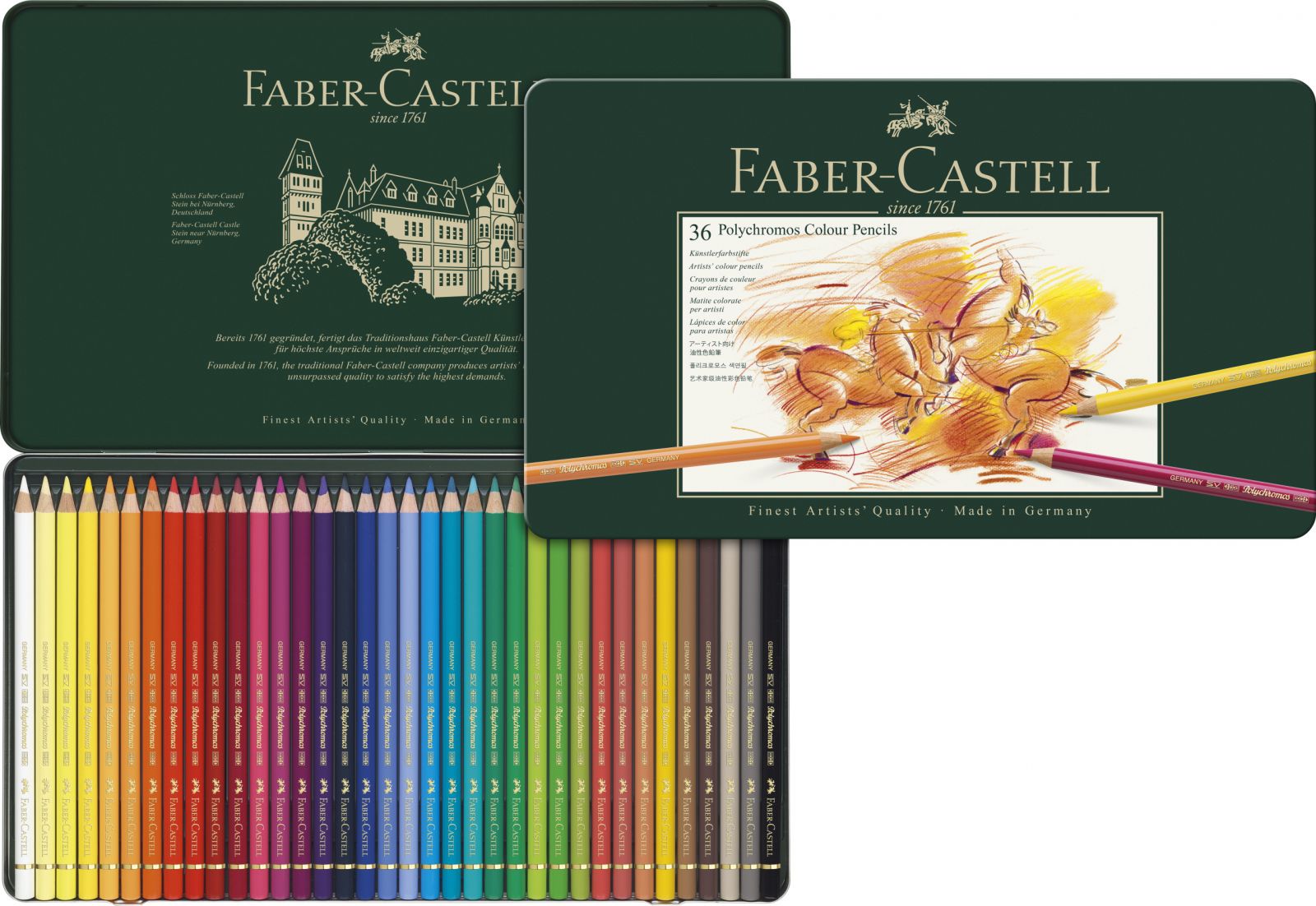 Lápis Cor Faber-Castell 110036 Polychromos Cx. 36