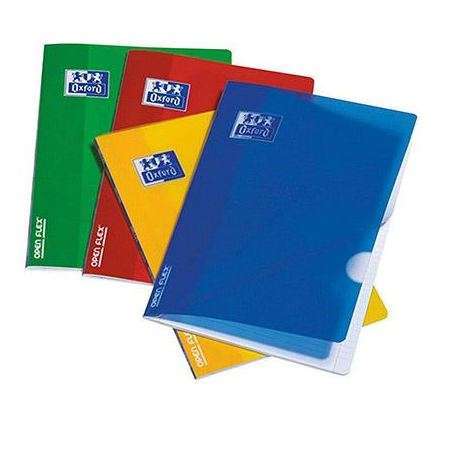 Caderno Agrafado A5 Oxford PP OpenFlex 400062603 48F L Sort