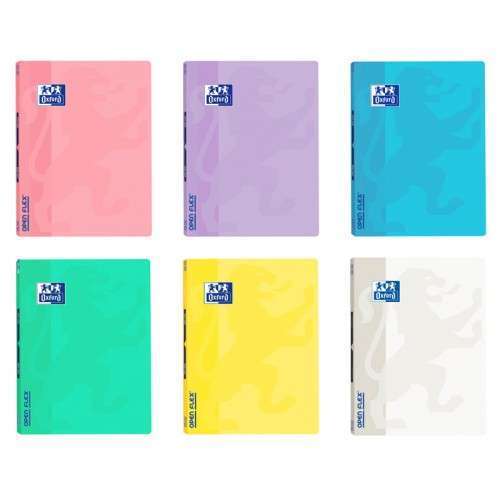 Caderno Agraf. A4 Oxford PP OpenFlex 400135784 48F P Pastel