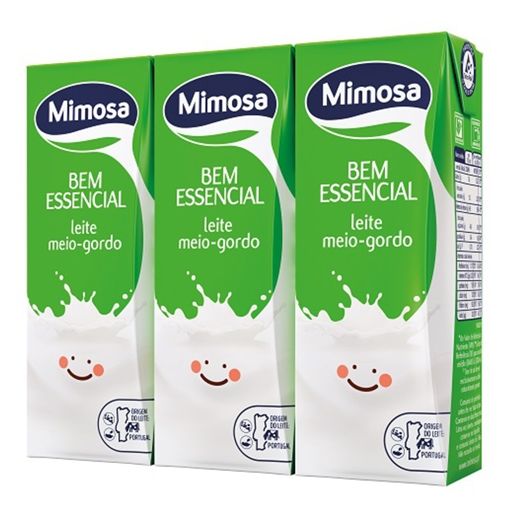Leite Mimosa Meio-Gordo 1Lt
