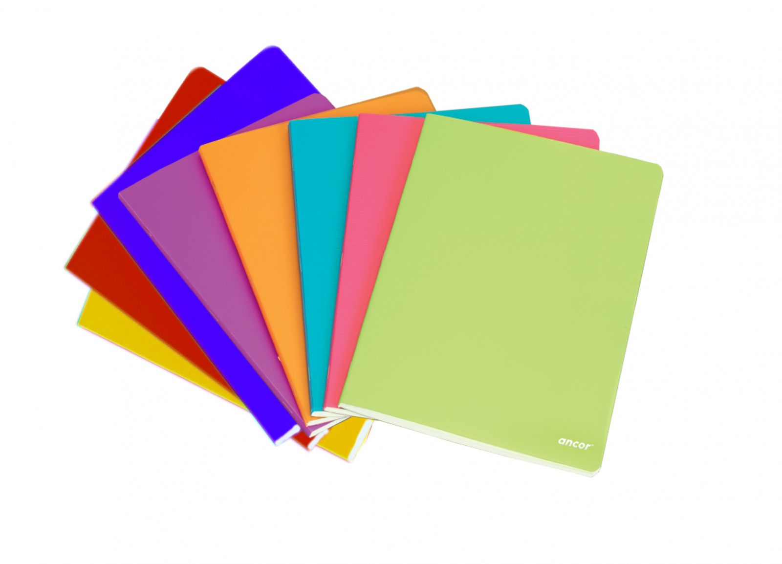 Caderno Agrafado Ancor PP A4 Liso Moda